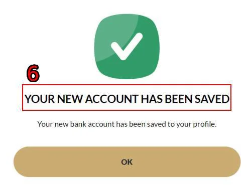 Step 2: Enter and Save Your Bank Information