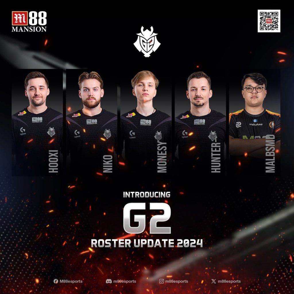 G2 Esports Secures New Partnerships with M88 Mansion