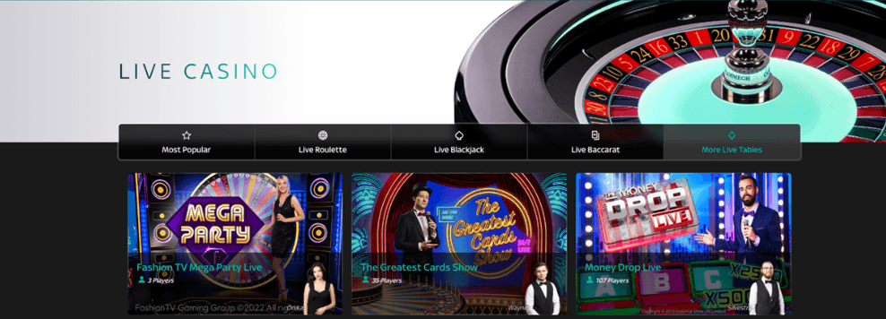 Seamless Live Casino Experience